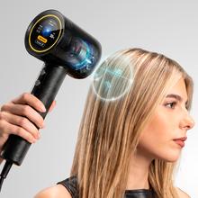 DryGlam Waves i-Sensor Pro Secador de pelo Brushless, con Tecnología infrarrojos, Sensor de distancia, Plasma, 6 accesorios, Touch Sensor, 1600W