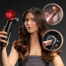 DryGlam Waves i-Sensor Pro Secador de pelo Brushless, con Tecnología infrarrojos, Sensor de distancia, Plasma, 6 accesorios, Touch Sensor, 1600W