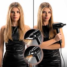 DryGlam Waves i-Sensor Pro Secador de cabelo Brushless, com tecnologia infravermelha, sensor de distância, plasma, 6 acessórios, Touch Sensor, 1600 W