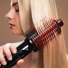 Air DryBold Allin1 Saphire: cepillo de aire con 2 posiciones, 4 funciones: secador, cepillo de aire, cepillo alisador y cepillo moldeador, Motor Brushless con 110.000 rpm y 1400W, Concentrador magnético, Bolsa de terciopelo