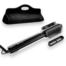 Air DryBold Allin1 Saphire: cepillo de aire con 2 posiciones, 4 funciones: secador, cepillo de aire, cepillo alisador y cepillo moldeador, Motor Brushless con 110.000 rpm y 1400W, Concentrador magnético, Bolsa de terciopelo