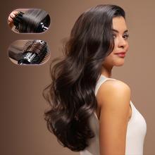 Air DryBold Allin1 Saphire: cepillo de aire con 2 posiciones, 4 funciones: secador, cepillo de aire, cepillo alisador y cepillo moldeador, Motor Brushless con 110.000 rpm y 1400W, Concentrador magnético, Bolsa de terciopelo