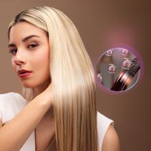 Air DryBold Allin1 Saphire: cepillo de aire con 2 posiciones, 4 funciones: secador, cepillo de aire, cepillo alisador y cepillo moldeador, Motor Brushless con 110.000 rpm y 1400W, Concentrador magnético, Bolsa de terciopelo