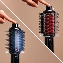 Air DryBold Allin1 Saphire: cepillo de aire con 2 posiciones, 4 funciones: secador, cepillo de aire, cepillo alisador y cepillo moldeador, Motor Brushless con 110.000 rpm y 1400W, Concentrador magnético, Bolsa de terciopelo