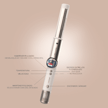 AirGlisse 8in1 Flex Champagne Cepillo moldeador. 8 accesorios. Función flex. Pantalla digital