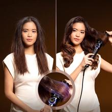 AirGlisse 14in1 Platinum moldeador de pelo con 110.000 rpm, 1400W, Función plasma, 14 accesorios, Placas calefactoras, Función rotativa, Motor Brushless, Estuche de cuero