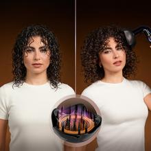 AirGlisse 14in1 Platinum moldeador de pelo con 110.000 rpm, 1400W, Función plasma, 14 accesorios, Placas calefactoras, Función rotativa, Motor Brushless, Estuche de cuero