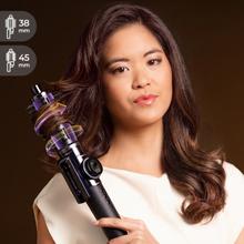 AirGlisse 14in1 Platinum moldeador de pelo con 110.000 rpm, 1400W, Función plasma, 14 accesorios, Placas calefactoras, Función rotativa, Motor Brushless, Estuche de cuero