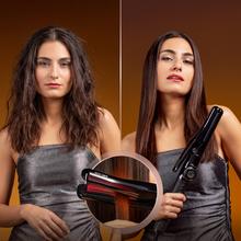 AirGlisse 14in1 Platinum moldeador de pelo con 110.000 rpm, 1400W, Función plasma, 14 accesorios, Placas calefactoras, Función rotativa, Motor Brushless, Estuche de cuero