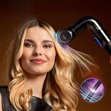 AirGlisse 14in1 Platinum moldeador de pelo con 110.000 rpm, 1400W, Función plasma, 14 accesorios, Placas calefactoras, Función rotativa, Motor Brushless, Estuche de cuero