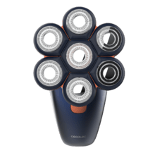 PrecisionCare Skull Victory Afeitadora de cabeza, 7 cuchillas flotantes, IPX7, Pantalla, 2 velocidades, 70 mins de autonomía