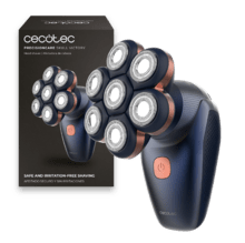 PrecisionCare Skull Victory Afeitadora de cabeza, 7 cuchillas flotantes, IPX7, Pantalla, 2 velocidades, 70 mins de autonomía