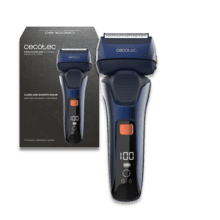 PrecisionCare X-Trimm ProElite 4000: Afeitadora Laminar con 4 Cuchillas, 60 mins de autonomía, Carga rápida, Pantalla, 7500 rpm