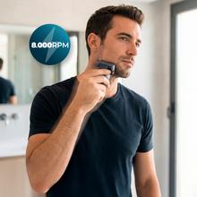 PrecisionCare X-Trimm ProElite 6000: Afeitadora Laminar con 6 Cuchillas, Luz LED, 100 mins de autonomía, Carga Rápida.