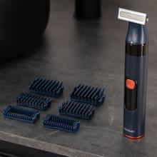 PrecisionCare OneShave Saphire: Afeitadora con 90 mins de autonomía, Cuchillas de Acero Inoxidable, 6 peines, Pantalla