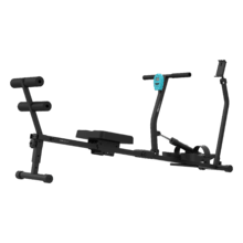Drumfit Rower CompactROW El remo de fitness es ideal para entrenamientos completos en casa. Gracias a su resistencia hidráulica ajustable en 12 niveles, puedes adaptar la intensidad a tu nivel y progresión. Soporta hasta 110 kg de usuario y su diseño plegable permite guardarlo fácilmente, optimizando el espacio. Perfecto para fortalecer brazos, espalda y mejorar la resistencia cardiovascular de manera segura y efectiva.