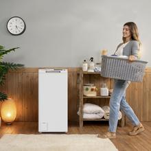 Bolero DressCode Top 750 Inverter Lave-linge à chargement par le haut de 7,5 kg, classe A, moteur Inverter Plus et 1200 tr/min programmables, avec 15 programmes et SteamMax, Delay Start, Drum Clean, MyFav, fonction Silence, KidLock et rinçage supplémentaire.