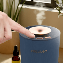 PureAroma 3000 Navy Sound Difusor de aroma navy con speaker, sin necesidad de agua, temporizador de 8h, 3 niveles y 7 luces LED.