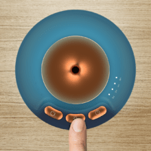 PureAroma 3000 Navy Sound Difusor de aroma navy con speaker, sin necesidad de agua, temporizador de 8h, 3 niveles y 7 luces LED.