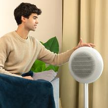 ReadyWarm 2100 Sun Calefactor cerámico de pie de 2000W con pantalla LED, control táctil, y termostato ajustable. Incluye control remoto, oscilación y 2 potencias.