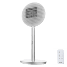 ReadyWarm 2100 Sun Chauffage céramique sur pied de 2000 W avec écran LED, contrôle tactile et thermostat réglable. Télécommande, oscillation et 2 puissances.
