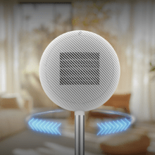 ReadyWarm 2100 Sun Chauffage céramique sur pied de 2000 W avec écran LED, contrôle tactile et thermostat réglable. Télécommande, oscillation et 2 puissances.