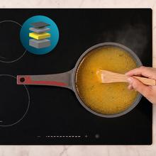Cazo 16cm, Colección Gourmet+Cazo de 16 cm, apta inducción y todas las cocinas. Construcción de aluminio fundido de 5,5mm con fondo termodifusor encapsulado. Triple capa de revestimiento antiadherente ILAG de la mejor calidad libre de PFOAs.