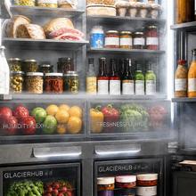 Bolero CoolSilver 4D BI 526 Select D Frigorífico Combi Puertas French Door Integrable Premium con Acabados Inox Interiores, Ventilación Frontal-Inferior, Profundidad Inferior a 60cm, Estantes de Metal y Cristal, Pure CoolMatrix, CryoFreeze PAD, Ultra Fast Freezing -35ºC, Display Full Color, Total NoFrost y Compresor Inverter Plus