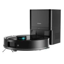 Conga Y80 X-Treme Robot aspirador con Navegación láser. 13000 Pa de presión de succión. Inteligencia Artificial. 220m2 de autonomía. Cepillo de silicona para animales. Base de autovaciado con bolsa de polvo de 2,5 L.