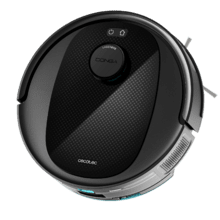 Conga Y80 X-Treme Robot aspirador con Navegación láser. 13000 Pa de presión de succión. Inteligencia Artificial. 220m2 de autonomía. Cepillo de silicona para animales. Base de autovaciado con bolsa de polvo de 2,5 L.