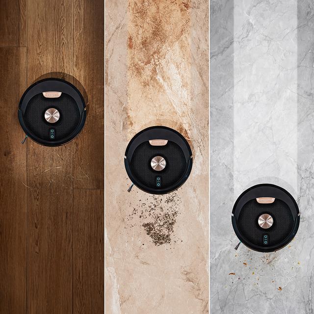 Conga Y100 X-Treme Robot aspirador con Navegación láser. 20000 Pa de presión de succión. Cubre hasta 220 m². Cepillo de silicona especial para casas con mascotas. Base de autovaciado con bolsa de polvo.