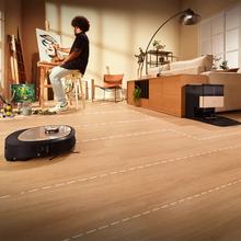 Conga Z100 X-Treme Robot aspirador especialista en fregado con tecnología AI LaserEye. Fregado profesional con su mopa bimaterial XXL. Base total de autovaciado de polvo, de agua y limpieza de las mopas.  20000 Pa de presión de succión. APP y vinculación con Bluetooth y redes 2,4 y 5 Ghz.