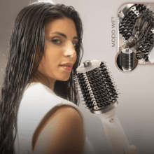 Air DryBold Elite Black Brosse soufflante, 1200 W, 3 modes: séchage, coiffage et lissage, Technologie ionique