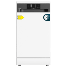 Bolero Aguazero 4350 Lavavajillas blanco de 45cm, 9 cubiertos, motor Inverter Plus Duo, clase D, Panel Touch, 4 programas, Autoclean, Delay Start, filtro antibacteriano y cesta para cubiertos