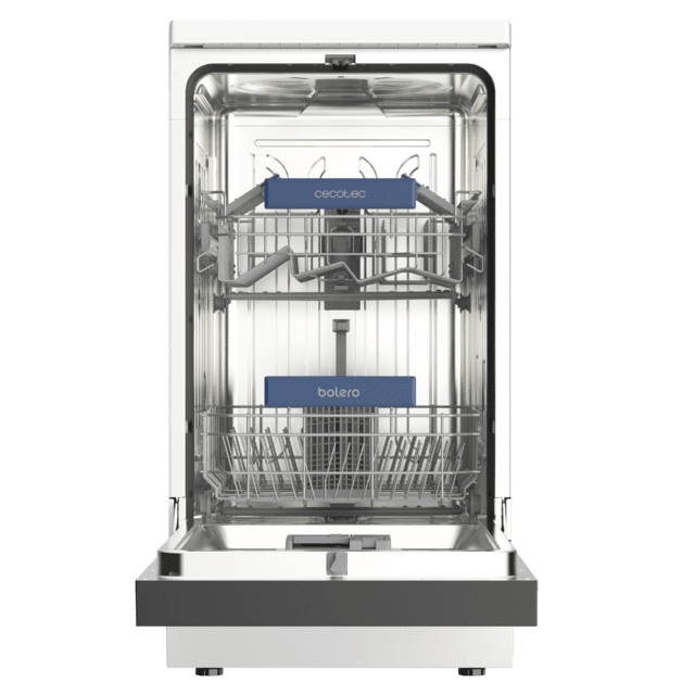 Bolero Aguazero 4350 Lava-lou�as branco de 45 cm, 9 servi�os, motor Inverter Plus Duo, classe D, Painel Touch, 4 programas, Autoclean, In�cio Diferido, filtro antibacteriano e cesto para talheres