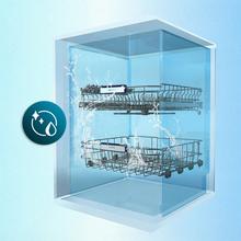 Bolero Aguazero 4350 Inox Lavavajillas inox de 45cm, 9 cubiertos, motor Inverter Plus Duo, Panel Touch, 4 programas, Autoclean, Delay Start, filtro antibacteriano y cesta para cubiertos