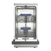 Bolero Aguazero 4350 Inox Lavavajillas inox de 45cm, 9 cubiertos, motor Inverter Plus Duo, Panel Touch, 4 programas, Autoclean, Delay Start, filtro antibacteriano y cesta para cubiertos