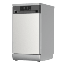 Bolero Aguazero 4350 Inox Lavavajillas inox de 45cm, 9 cubiertos, motor Inverter Plus Duo, Panel Touch, 4 programas, Autoclean, Delay Start, filtro antibacteriano y cesta para cubiertos