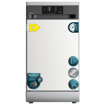 Bolero Aguazero 4350 Inox Lavavajillas inox de 45cm, 9 cubiertos, motor Inverter Plus Duo, Panel Touch, 4 programas, Autoclean, Delay Start, filtro antibacteriano y cesta para cubiertos