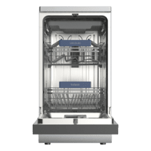 Bolero Aguazero 4360 Inox Lavavajillas inox de 45cm, 11 cubiertos, motor Inverter Plus Duo, clase D, Panel Touch, 6 programas, funciones Super Dry, Save+, AutoClean, Delay Star, con bandeja para cubiertos, filtro ABT y ChildLock