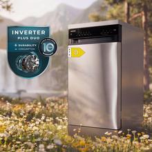 Bolero Aguazero 4360 Inox Lavavajillas inox de 45cm, 11 cubiertos, motor Inverter Plus Duo, clase D, Panel Touch, 6 programas, funciones Super Dry, Save+, AutoClean, Delay Star, con bandeja para cubiertos, filtro ABT y ChildLock