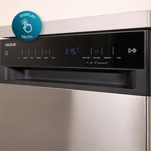 Bolero Aguazero 4360 Inox Lavavajillas inox de 45cm, 11 cubiertos, motor Inverter Plus Duo, clase D, Panel Touch, 6 programas, funciones Super Dry, Save+, AutoClean, Delay Star, con bandeja para cubiertos, filtro ABT y ChildLock