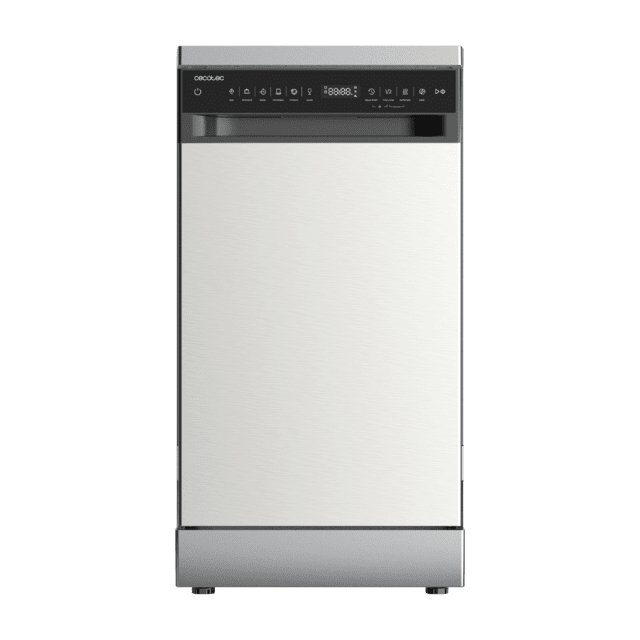 Bolero Aguazero 4360 Inox Lava-lou�as inox de 45 cm, 11 servi�os, motor Inverter Plus Duo, classe D, Painel T�til, 6 programas, fun��es Super Dry, Save+, AutoClean, Delay Start, com cesto para talheres, filtro ABT e ChildLock