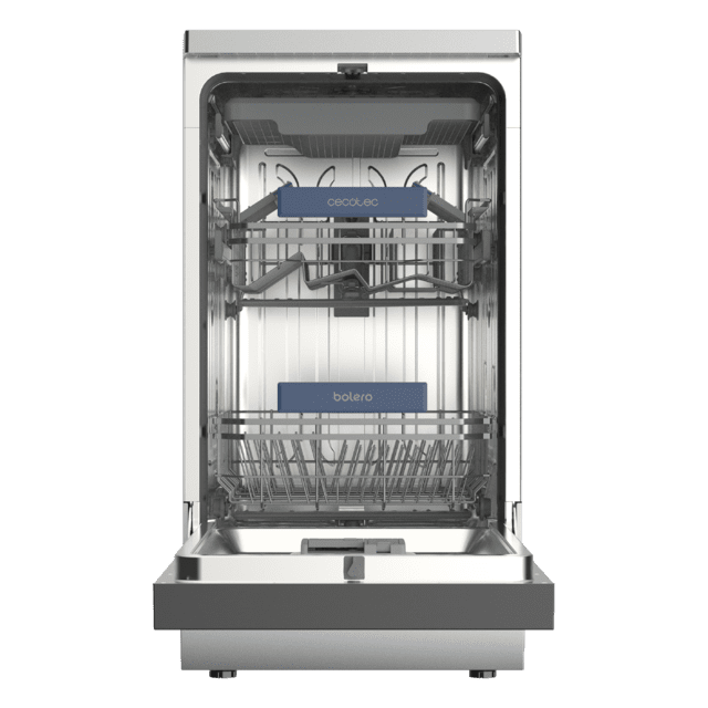 Bolero Aguazero 4360 Inox Lava-lou�as inox de 45 cm, 11 servi�os, motor Inverter Plus Duo, classe D, Painel T�til, 6 programas, fun��es Super Dry, Save+, AutoClean, Delay Start, com cesto para talheres, filtro ABT e ChildLock