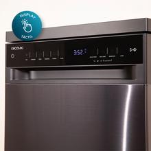 Bolero Aguazero 4360 Dark Lavavajillas dark inox de 45cm, 11 cubiertos, motor Inverter Plus Duo, clase D, Panel Touch, 6 programas, funciones Super Dry, Save+, AutoClean, Delay Star, con bandeja para cubiertos, filtro ABT y ChildLock