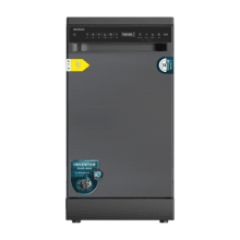 Bolero Aguazero 4360 Dark Lavavajillas dark inox de 45cm, 11 cubiertos, motor Inverter Plus Duo, clase D, Panel Touch, 6 programas, funciones Super Dry, Save+, AutoClean, Delay Star, con bandeja para cubiertos, filtro ABT y ChildLock