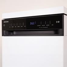 Bolero Aguazero 4560 Connected Lave-vaisselle blanc de 45 cm avec capacité pour 11 couverts, classe C, moteur Inverter Plus Duo, écran tactile, 6 programmes, Wi-Fi, O2Dry, Dual Zone Wash, Super Dry, Save+, AutoClean, Delay Start, tiroir à couverts, filtre ABT et ChildLock