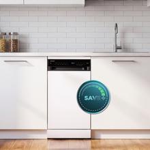 Bolero Aguazero 4560 Connected Lave-vaisselle blanc de 45 cm avec capacité pour 11 couverts, classe C, moteur Inverter Plus Duo, écran tactile, 6 programmes, Wi-Fi, O2Dry, Dual Zone Wash, Super Dry, Save+, AutoClean, Delay Start, tiroir à couverts, filtre ABT et ChildLock