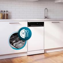 Bolero Aguazero 4560 Connected Lave-vaisselle blanc de 45 cm avec capacité pour 11 couverts, classe C, moteur Inverter Plus Duo, écran tactile, 6 programmes, Wi-Fi, O2Dry, Dual Zone Wash, Super Dry, Save+, AutoClean, Delay Start, tiroir à couverts, filtre ABT et ChildLock
