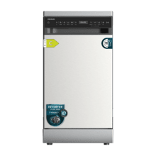 Bolero Aguazero 4560 Inox Connected Lavavajillas inox de 45cm, 11 cubiertos, clase C, motor Inverter Plus Duo, Panel Touch, 6 programas, WIFI, O2Dry, Dual Zone Wash, Super Dry, Save+, AutoClean, Delay Start, con bandeja para cubiertos, filtro ABT y ChildLock